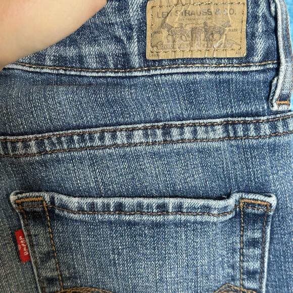 Levis The Original Jean Mid Rise Skinny Women's Size 8M Blue Jeans W26 L30 VTG - Picture 12 of 16